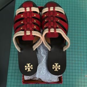 Tory Burch Fisherman Mule Sandal